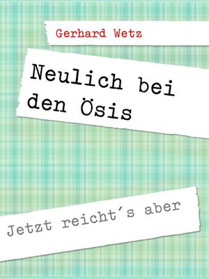 cover image of Neulich bei den Ösis